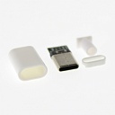 USB3.1 TYPE-C штекер на кабель ( белый), Разъём