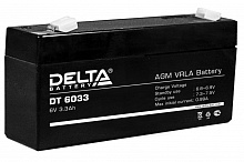 Аккумулятор свинцово-кислотный Delta DT 6033 (6V, 3.3Ah, 134х34х66mm)