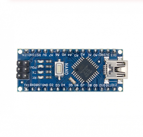 Контроллер Nano V3.0 miniUSB (ATmega328+CH340). припаянные контакты 36pin для Arduino