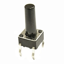 Кнопка тактовая KAN0611-1301B 6.0x6.0x13.0мм