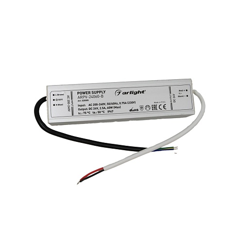 Блок питания Arlight ARPV-24060-B (24V, 2.5A, 60W, IP67)