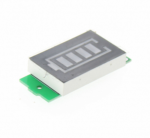 Модуль LED индикатор уровня заряда аккумуляторов Li-Ion MH-DL18S (1S-8S, зеленый) для ардуино