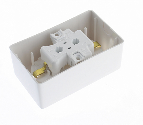 Розетка 2-ая о/у с з/к Schneider Electric ХИТ 250V 16A белый