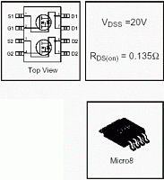 IRF7501, Транзистор MOSFET