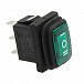 Переключатель клавишный SB008 IP65 on-off-on зеленый