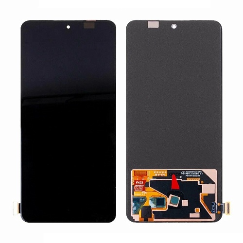 Дисплей для OPPO Reno 12 F 4G/Realme 12 4G (CPH2687/RMX3871) в сборе с тачскрином Черный - (OLED)