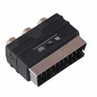 SCART - 3RCA (гн)  переходник in/out