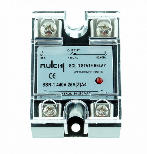 Реле твердотельное SSR-1 440V 25A (Z) A4 (90-280V)