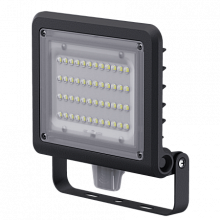 Прожектор с датчиком движения 50W 6500K 6950lm IP65 Navigator (NFL-03-50-6.5K-BL-LED)