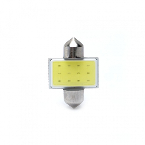 Светодиодная лампа C5W (T11x31) 12V 1 COB LED White