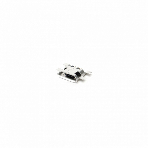 microUSB 5BF 03 гнездо в разрез платы, Разъём