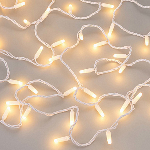 Светодиодная гирлянда "нить"  Arlight ARD-STRING-CLASSIC-10000-WHITE-100LED-MILK-PULSE Warm (230V, 7W, IP65)