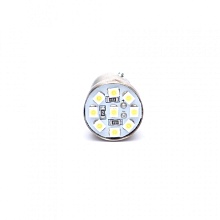 Светодиодная лампа R5W (BA15S) 12V 3528 9 SMD LED White