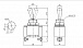 Тумблер KN3(A)-101(A) on-off 10A 2P