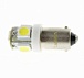Светодиодная лампа T4W (BA9s) 12V 5050 5 SMD LED White Lumen