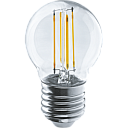 Лампа "шар" Navigator NLL-F-G45-7-230-4K-E27 Filament