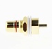 RCA гнездо на панель N1033 (GOLD) красный, Разъём