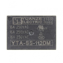 YTA-SS-112DM 12VDC, 16A, 1A, Реле электромагнитное YTA-SS-112DM 12VDC, 16A, 1A