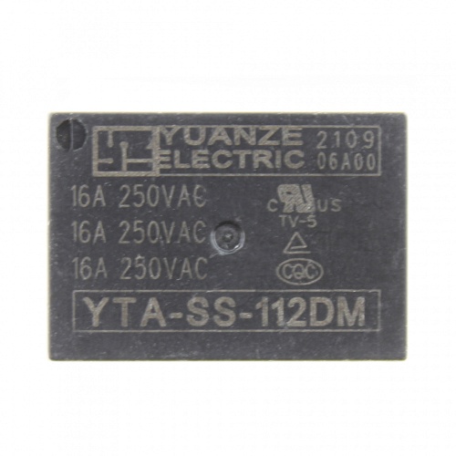 YTA-SS-112DM 12VDC, 16A, 1A, Реле электромагнитное YTA-SS-112DM 12VDC, 16A, 1A