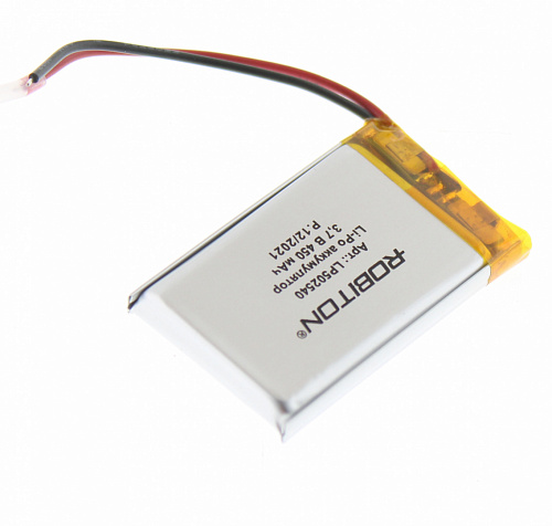 Аккумулятор Robiton LP502540  (Li-pol, 3.7V, 450mAh, 5х25x40mm)