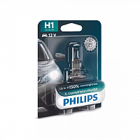 Галогенная лампа головного света H1 Philips X-treme Vision Pro150 3450K 12V 55W P14.5s 12258XVPB1 1шт блистер