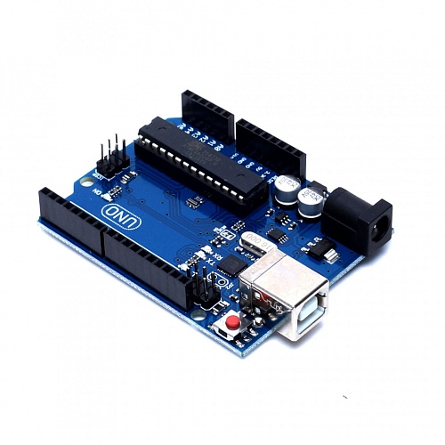 Контроллер Uno R3 (ATmega328P-PU + ATmega16U2) + кабель USB для Arduino