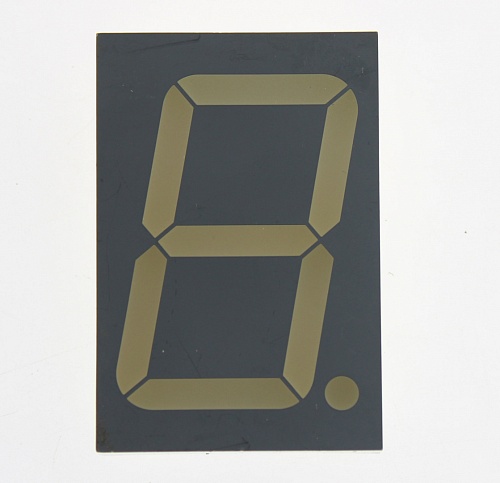 Светодиодный индикатор LED G 1DIG CA SC18-11GWA