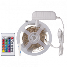 Комплект светодиодной ленты Navigator NLS-SET-04 (12V, 60led/m, RGB, 5м, контроллер, блок питания, IP20) 95146