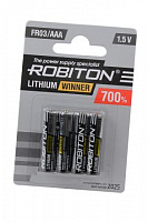 Батарейка Robiton Winner (Lithium, LI/IRON, AAA, FR03, 1.5V)