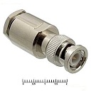 BNC-S213P штекер на кабель RG213 (пайка), Разъём высокочастотный