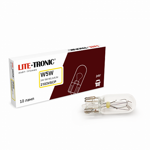 W5W (W2,1X9,5d) Lite-Tronic 24V 5W 2103VSCP