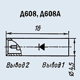 Д608А, Диод Д608А