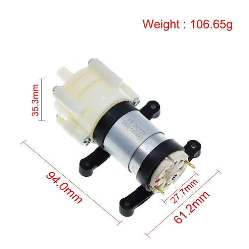 Насос мини (помпа) R385-12в для Arduino	 	