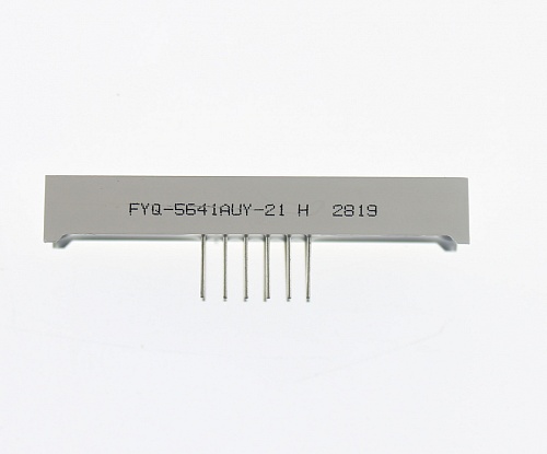 Светодиодный индикатор LED Y 4DIG CA FYQ-5641AUY-21
