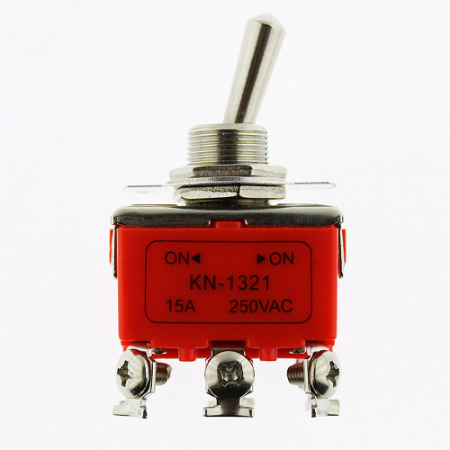 Тумблер KN1321 on-on 15A 6P