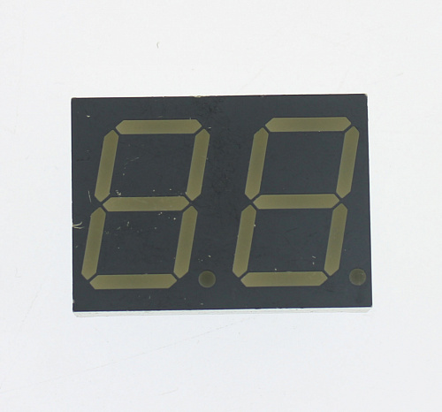 Светодиодный индикатор LED R 2DIG AN DA08-11SRWA