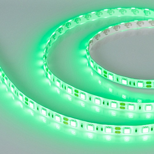 Лента светодиодная Arlight RTW 2-5000SE 12V Green 2x (14.4 Вт/м, SMD5060, 60led/m, IP65, LUX)