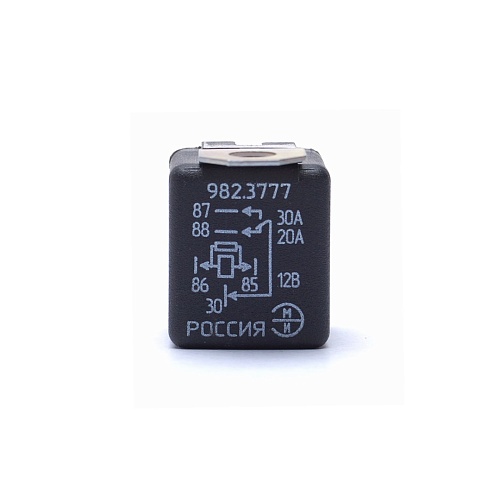 Реле 12V 30/20А 982.3777 5 контактов 