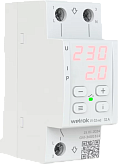 Реле напряжения с контролем тока Welrok VI-63 red