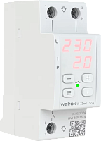 Реле напряжения с контролем тока Welrok VI-63 red