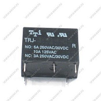 TRJ-12VDC-SA-CD-R  12VDC, 5A, 1C, Реле электромагнитное TRJ-12VDC-SA-CD-R  12VDC, 5A, 1C