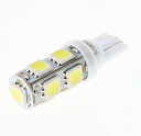 Светодиодная лампа T10 (W5W) 24V 5050 9 SMD LED White Lumen