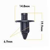 Клипса крепежная MASUMA KJ-511