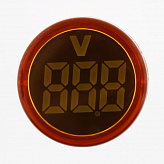 Вольтметр цифровой Omix R30-V1-1 (желтый) 20-500 VAC