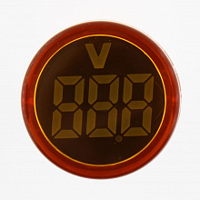 Вольтметр цифровой Omix R30-V1-1 (желтый) 20-500 VAC