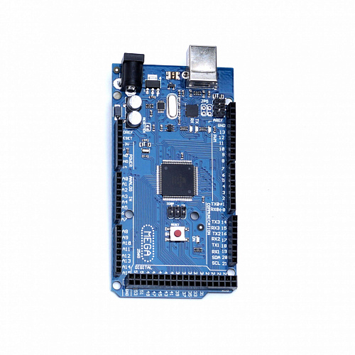 Контроллер Mega 2560 R3 (ATmega2560 + ATmega16U2) + кабель USB для Arduino