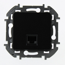Розетка Legrand Inspiria с/у ПК RJ-45 кат.6 UTP антрацит