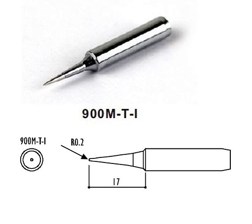 Жало для паяльника 900M-T-I (игла 0,2мм)