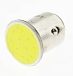 Светодиодная лампа P21/5W (BAY15D) 12V 1 COB LED White Lumen