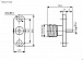 SMA-BJ1 гнездо на корпус (фланец), Разъём высокочастотный
